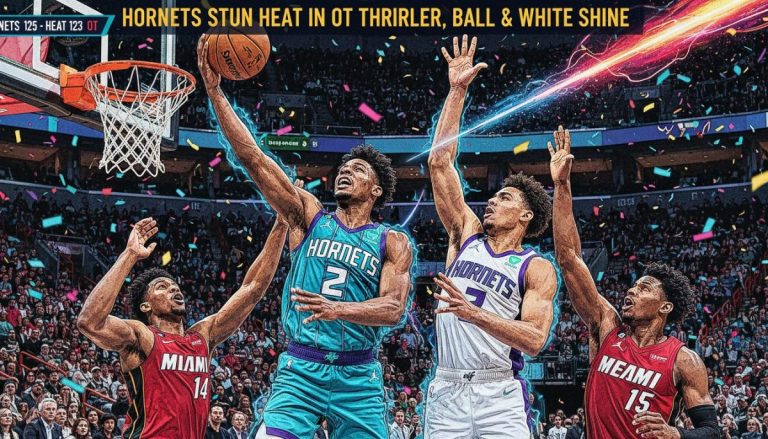 Hornets Stun Heat in OT Thriller