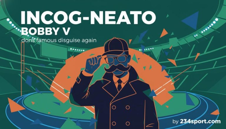 Incog-neato: Bobby V dons famous disguise again