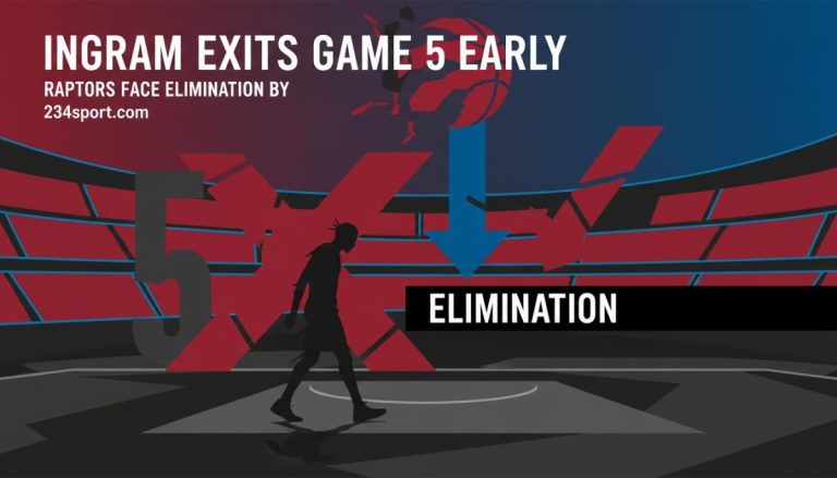 Ingram Exits Game 5 Early, Raptors Face Elimination