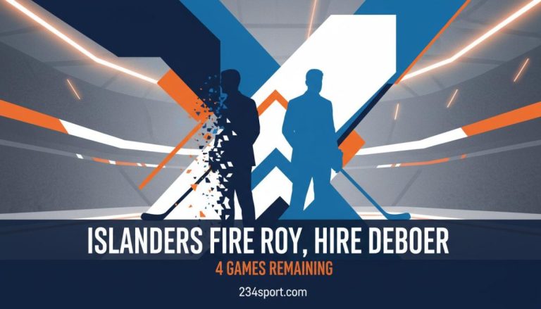 Islanders fire coach Patrick Roy with 4 games remaining before playoffs, hire Peter DeBoer to replace him