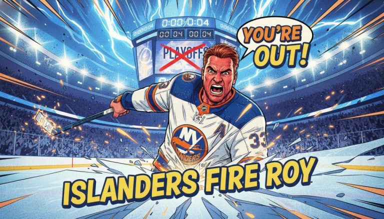 Islanders fire coach Patrick Roy with 4 games remaining before playoffs