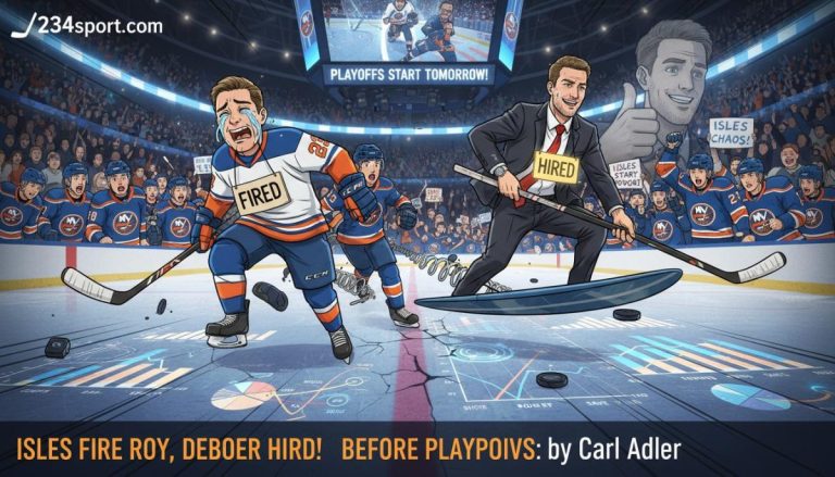 Isles Fire Roy, DeBoer Hired Before Playoffs
