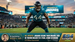 Jaguars secure their anchor DE by Richard Such