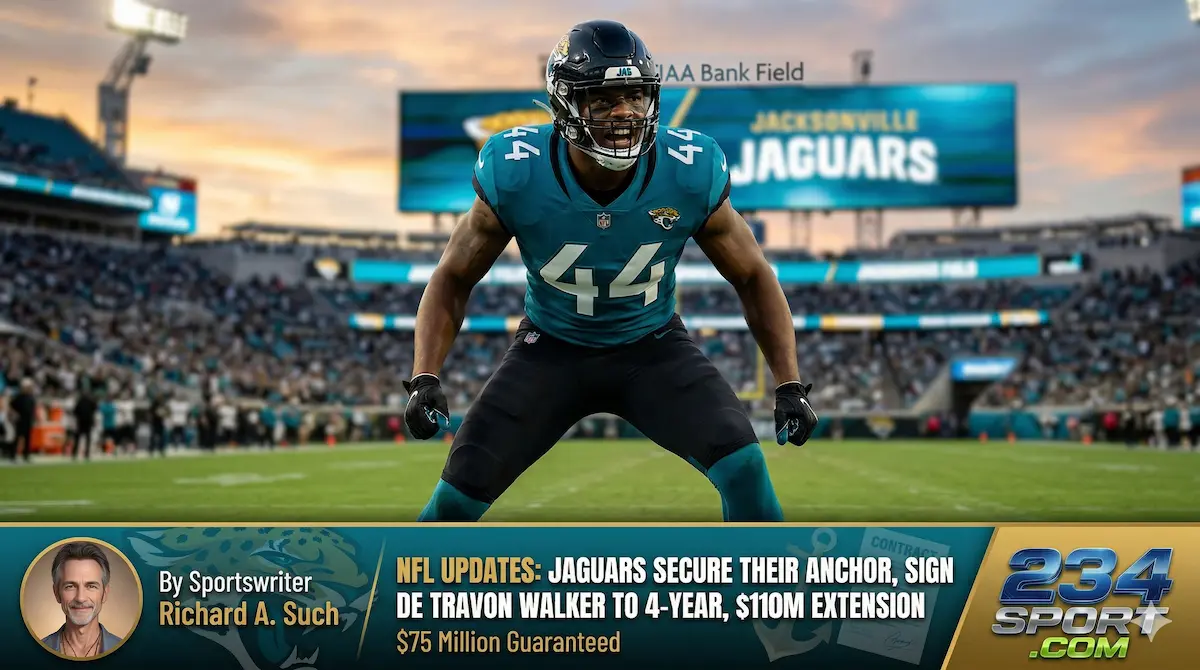 Jaguars secure their anchor DE by Richard Such