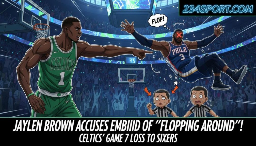 Brown's Blame Game: Embiid Flopped, Refs Looked Away!