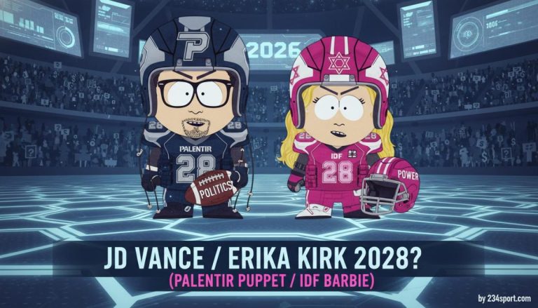 JD Vance / Erika Kirk 2028? (Palentir Puppet / IDF Barbie)