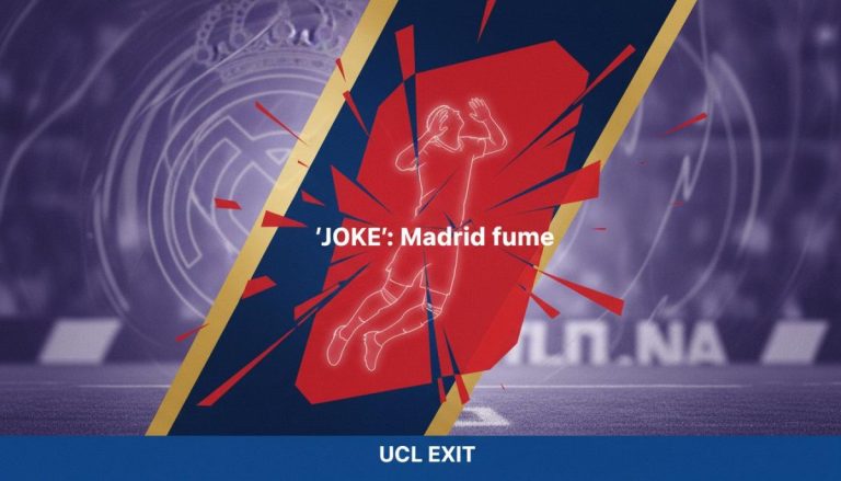 Madrid's UCL Nightmare: Red Card Ignites Fury