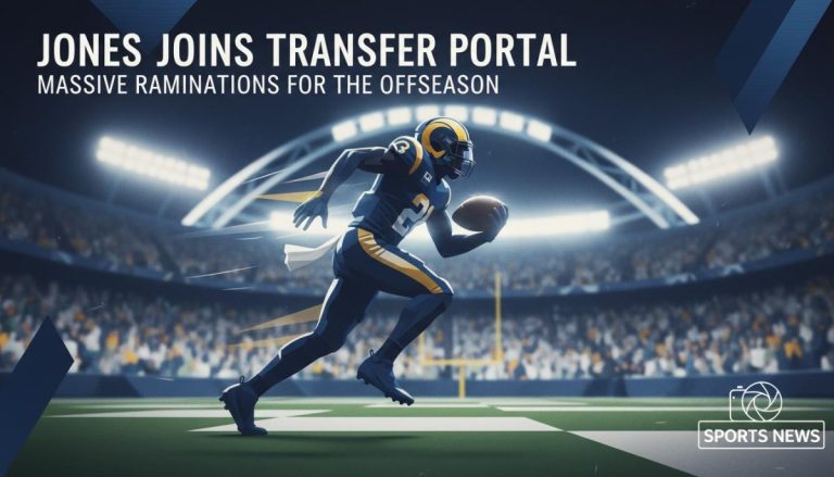 Jones Joins Transfer Portal: Massive Ramifications for the Offseason