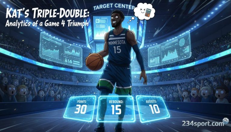 KAT’s Triple-Double: Analytics of a Game 4 Triumph