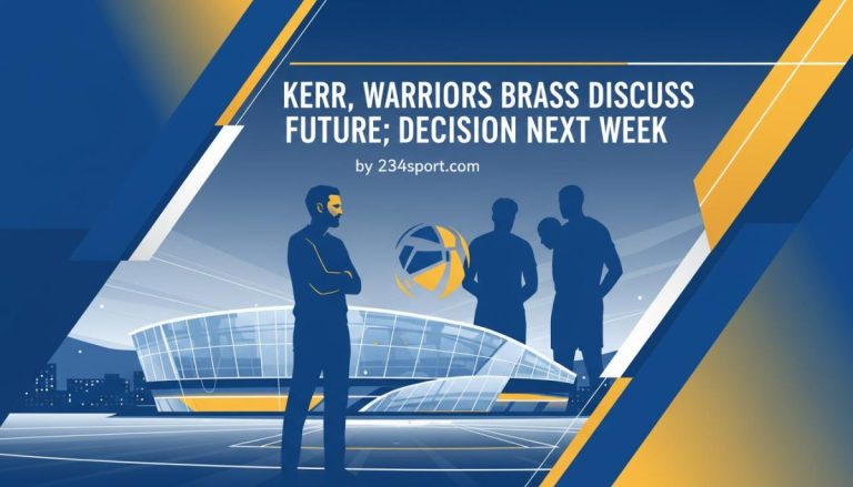 Kerr, Warriors Brass Discuss Future; Decision Next Week