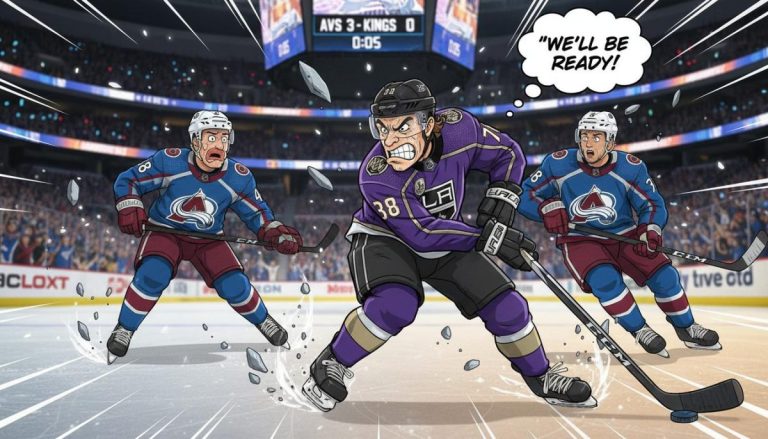 Kings, nearing sweep by Avs, vow to 'be ready'
