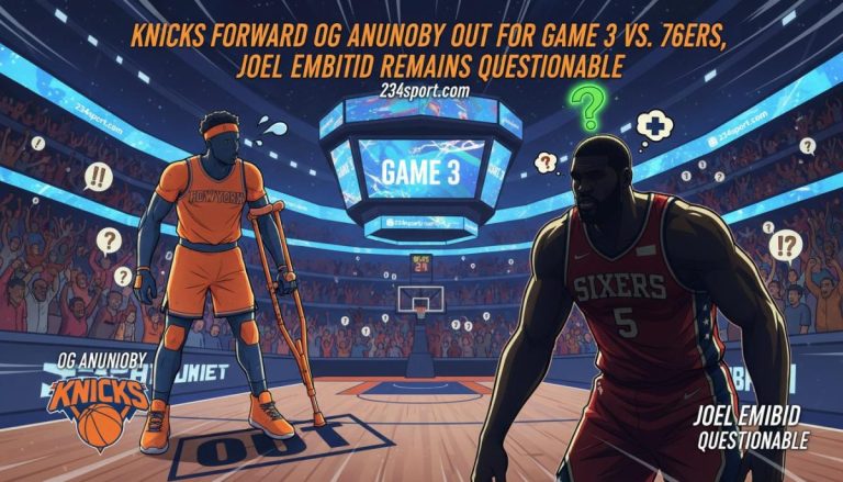 Anunoby Out! Embiid Questionable! Knicks DOOMED?!