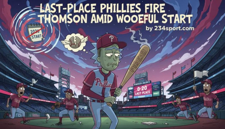 Last-place Phillies fire Thomson amid woeful start