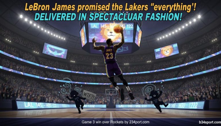 LeBron James promised the Lakers 'everything' and delivered in spectacular fashion in Game 3 win over Rockets