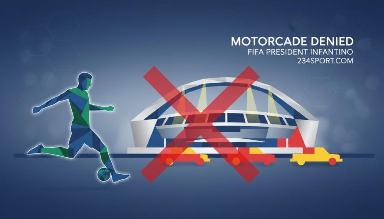 Infantino Motorcade Nixed: Resource Allocation Scrutiny