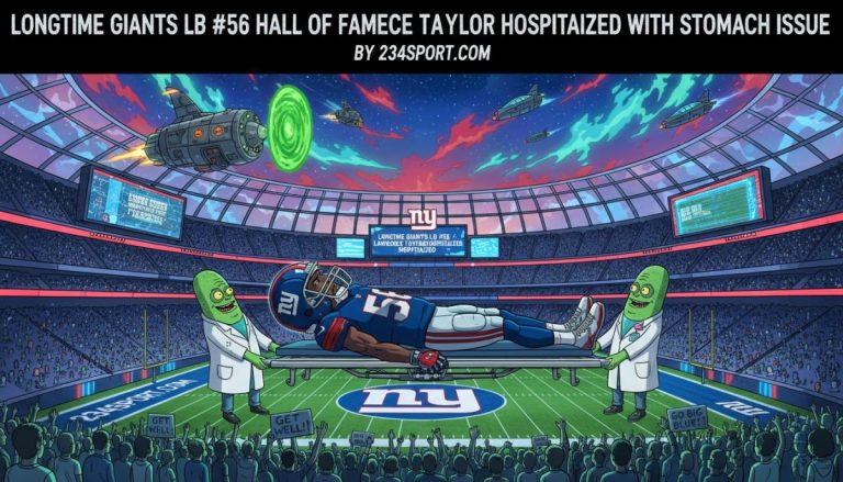 Longtime Giants LB, Hall of Famer Lawrence Taylor hospitalized with stomach issue