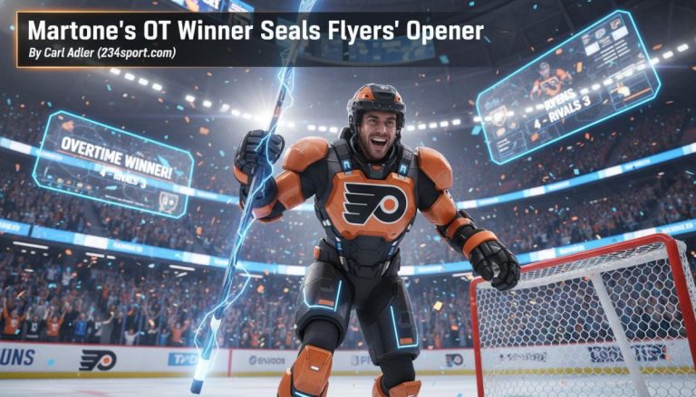 Martone's OT Winner Seals Flyers' Opener