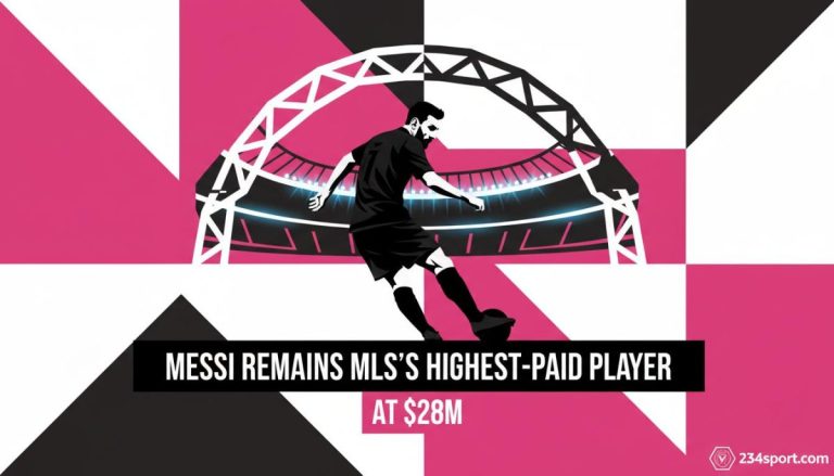Messi remains MLS's highest-paid player at $28M