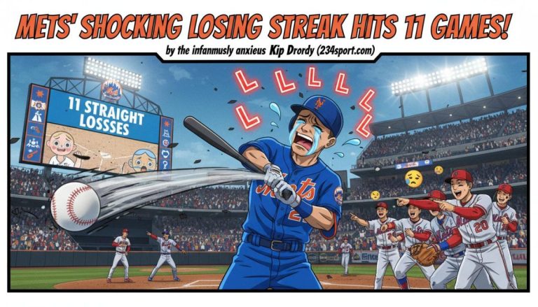 Mets’ shocking losing streak hits 11 games!