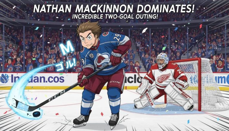 Nathan MacKinnon Dominates with Incredible Two-Goal Outing