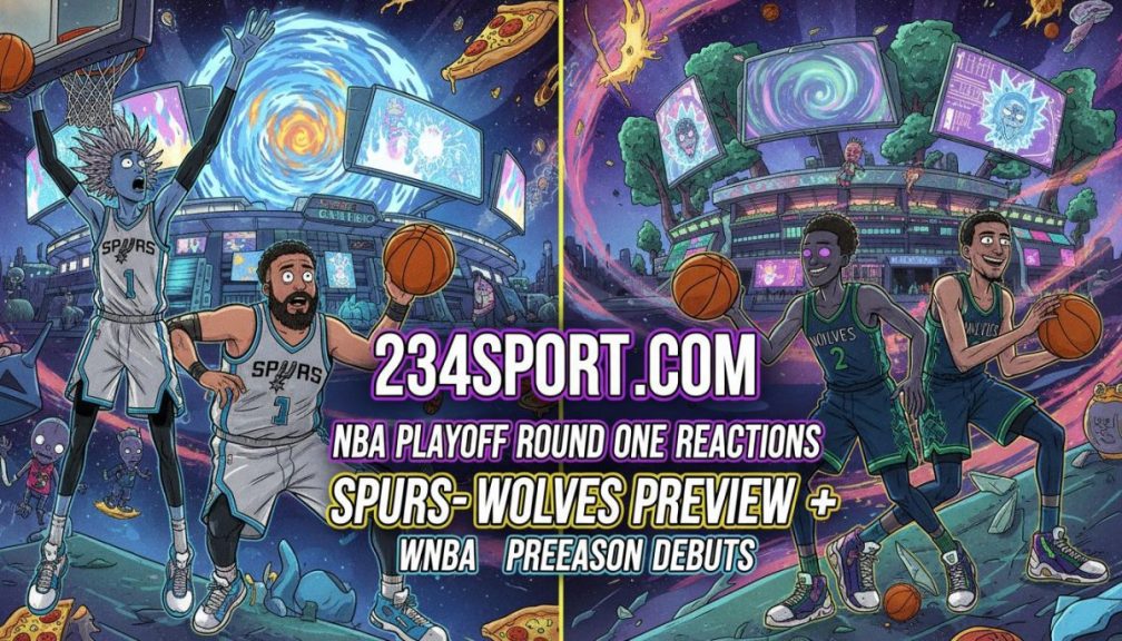 NBA Playoff R1 Analysis, Spurs-Wolves & WNBA Debuts