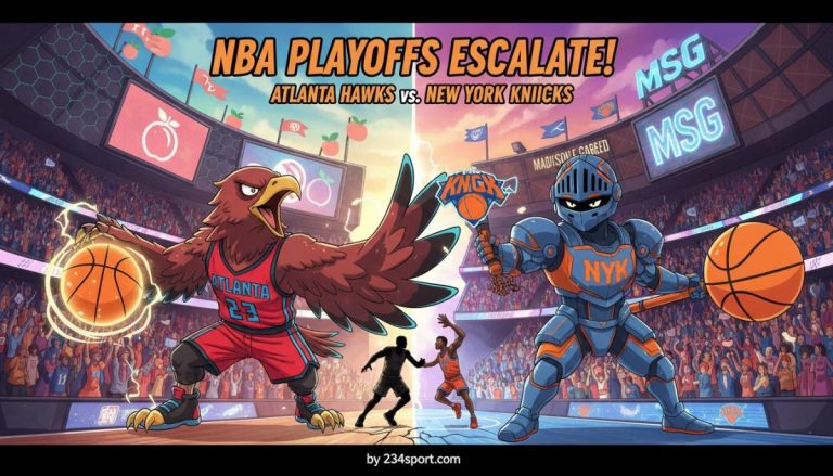 NBA Playoffs continues to escalate as the Atlanta Hawks and New York Knicks prepare to clash