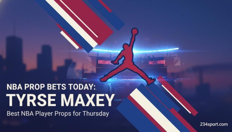 NBA Prop Bets Today: Tyrese Maxey amongst best NBA Player Props for Thursday