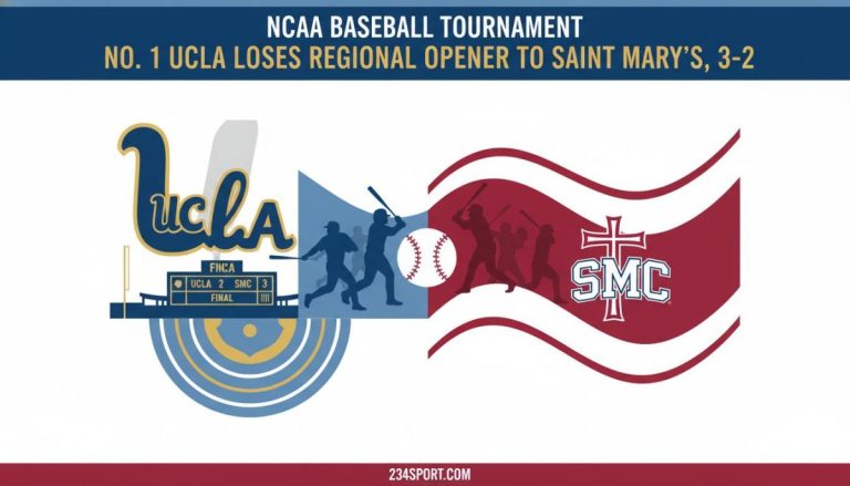 NCAA baseball tournament: No. 1 overall seed UCLA loses