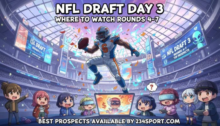 NFL Draft Day 3: Where to watch Rounds 4-7, plus best prospects available