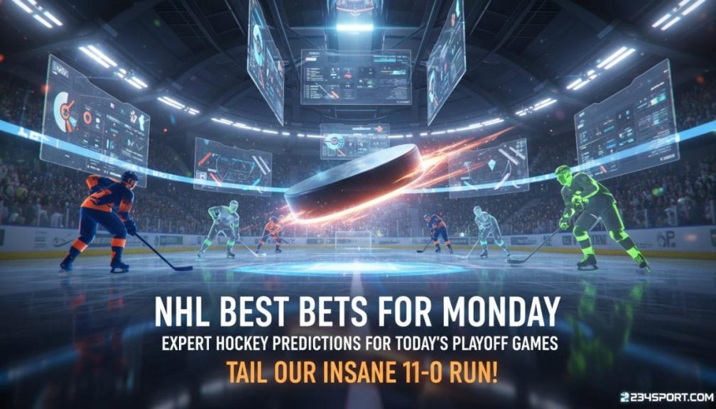 Monday NHL Bets: Can Our 11-0 Streak Survive?!