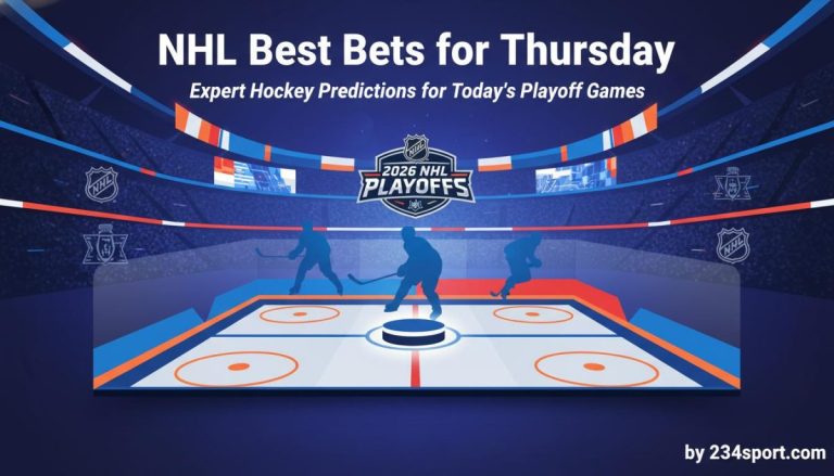 NHL Best Bets for Thursday: Expert Hockey Predictions for Today’s Playoff Games