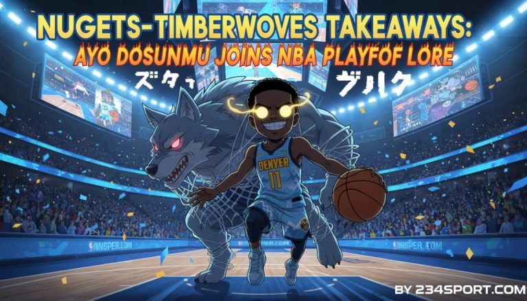 Nuggets-Timberwolves takeaways: Ayo Dosunmu joins NBA playoff lore