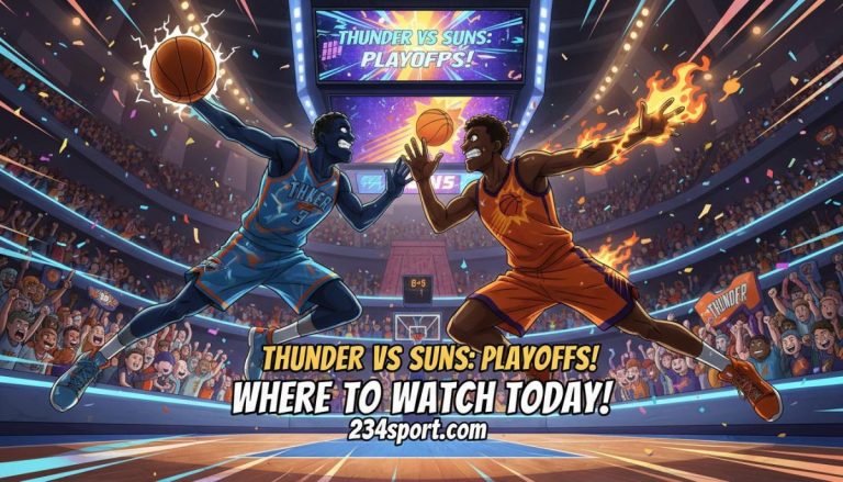 Oklahoma City Thunder vs. Phoenix Suns: Where to watch the NBA playoffs game today