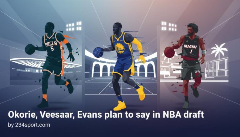 NBA Draft's Bold Triad: Okorie, Veesaar, Evans Bet on Themselves