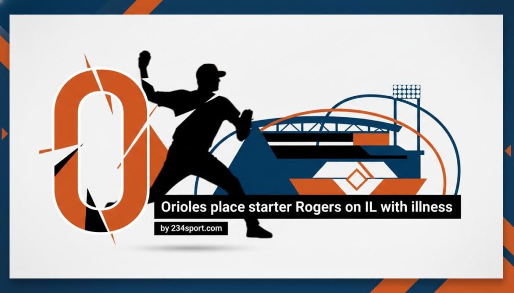 Orioles Place Rogers on IL with Illness Blow