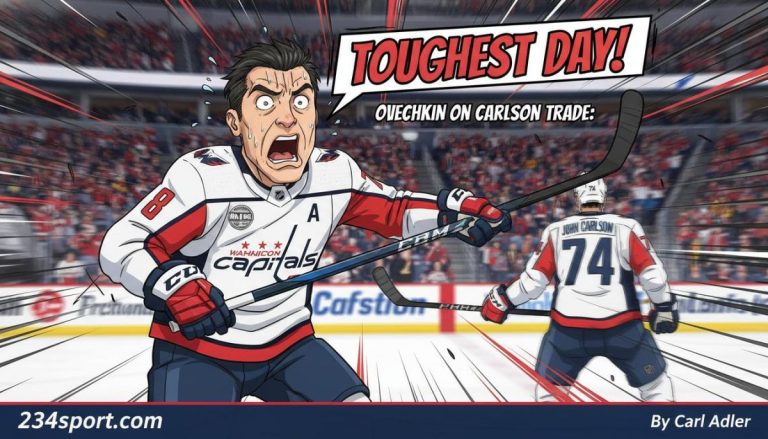 Ovechkin on Carlson Trade: 'Toughest Day'