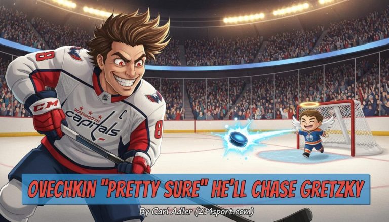 Ovechkin 'Pretty Sure' He'll Chase Gretzky