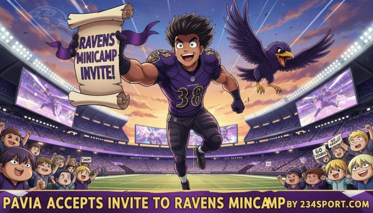 Pavia accepts invite to Ravens minicamp