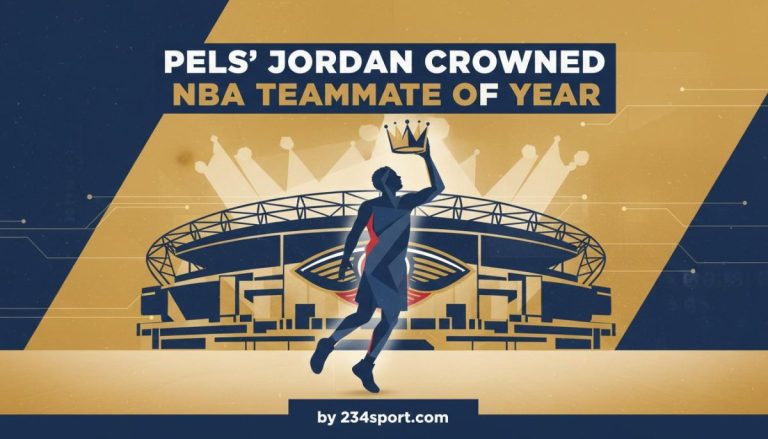 Pels' Jordan Crowned NBA Teammate of Year