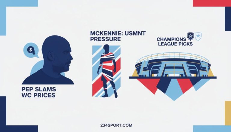 Pep Guardiola Slams World Cup Prices, Weston McKennie Speaks on USMNT Pressure & Champions League Picks