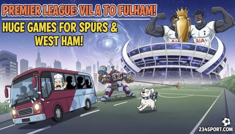 Premier League: Villa go to Fulham before huge games for Spurs & West Ham