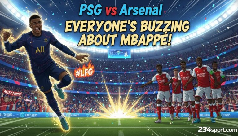 PSG vs Arsenal - Everyone's buzzing about Mbappé #LFG