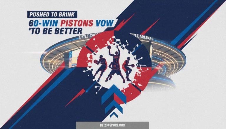 Pushed to brink, 60-win Pistons vow 'to be better'