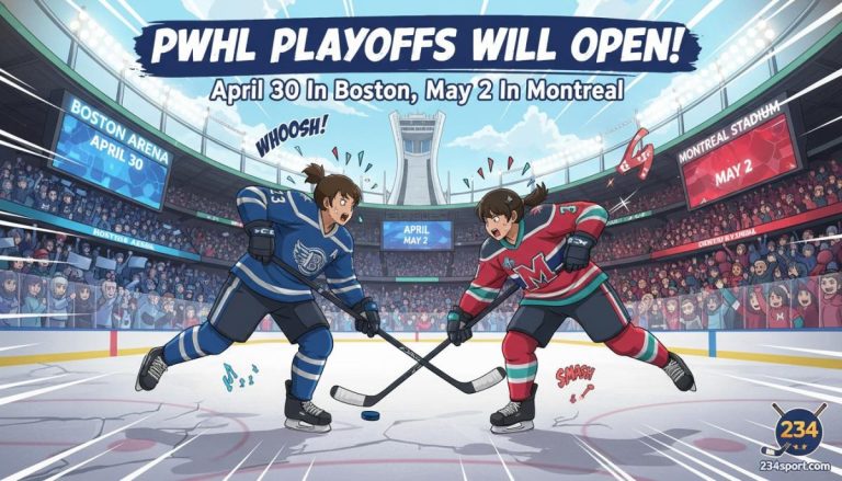 PWHL Playoffs Will Open April 30 In Boston, May 2 In Montreal