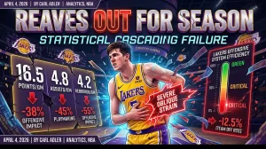 Reaves Out for Season by Carl Adler 234sport