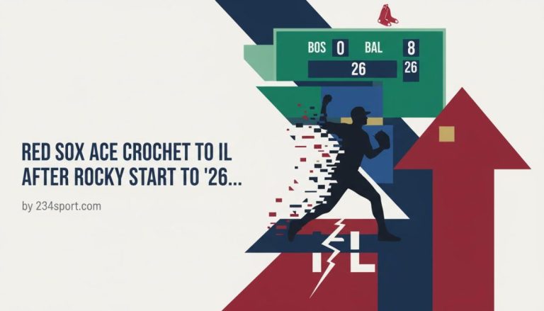 Red Sox Ace Crochet Lands on IL After Rocky Start