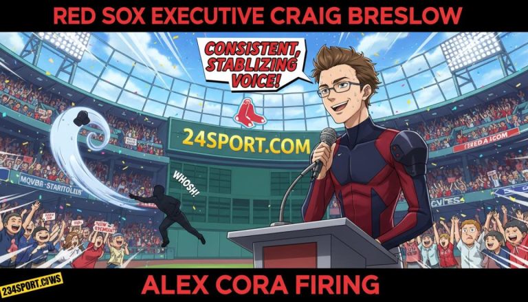 Red Sox executive Craig Breslow states need for 'consistent, stabilizing voice' in explaining Alex Cora firing