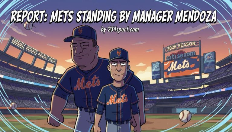 Report: Mets standing by manager Mendoza