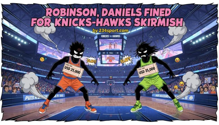 Robinson, Daniels fined for Knicks-Hawks skirmish