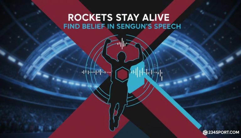 Rockets stay alive, find belief in Sengun's speech